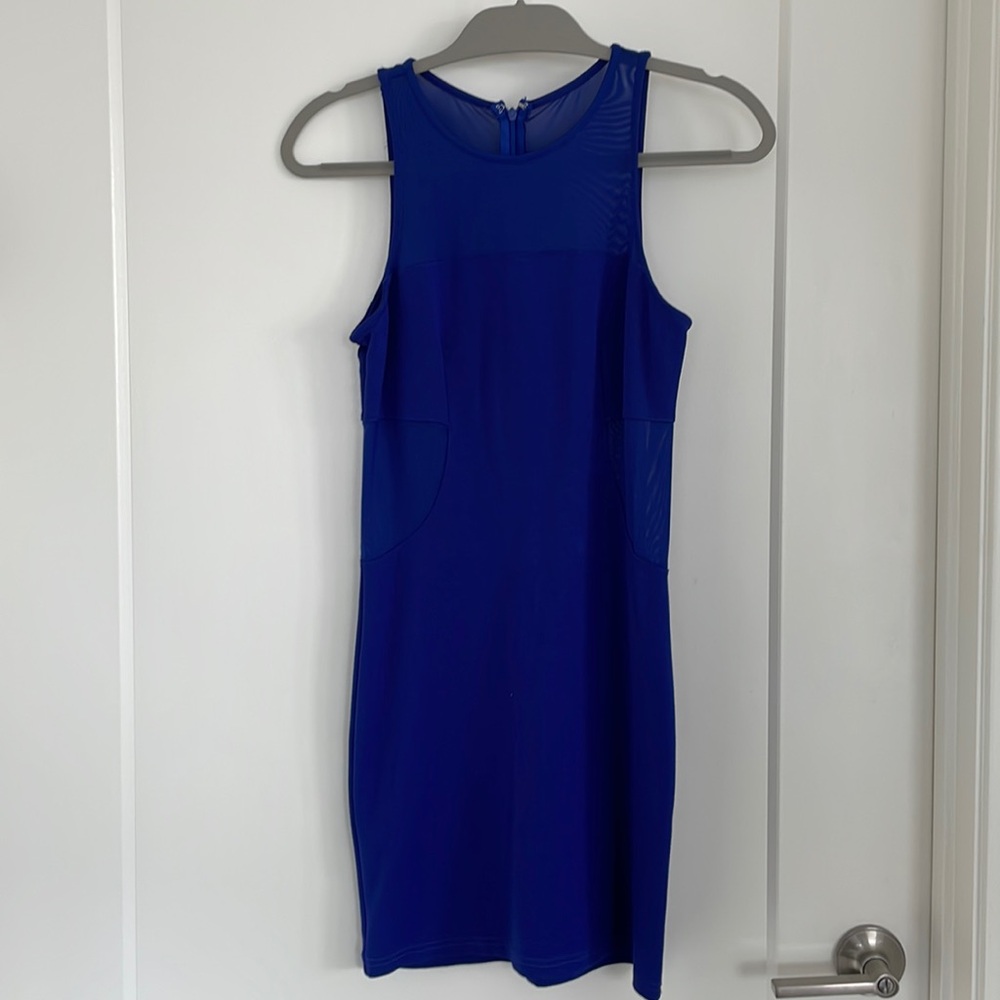 Dark blue with mesh details size xs